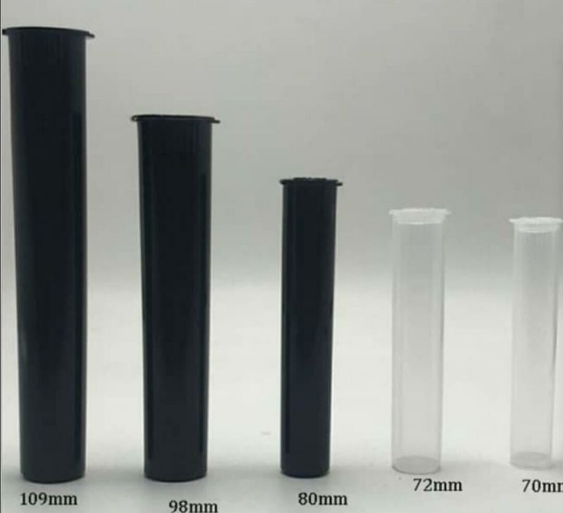 Pre-Roll Glass Tube with Child Proof Cap Childproof Tubes