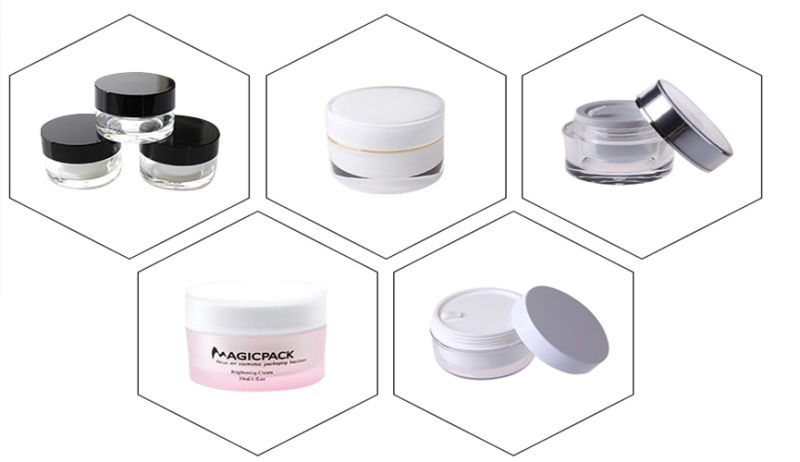 50ml 200ml 500ml Luxury Cream Container Packaging Cream Airless Acrylic Jar