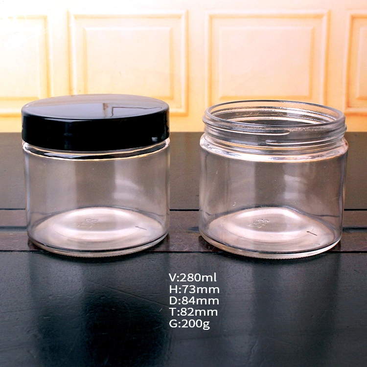 Kitchen Storage Glass Jar 10oz Food Glass Jar