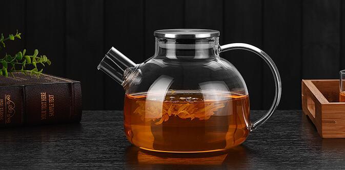 Nordic Eroupean Design Glass Kettle Water Pitcher Glass Tea Pot