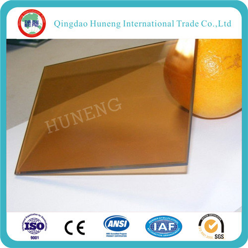 4mm-8mm Building Glass Bronze Reflective Glass