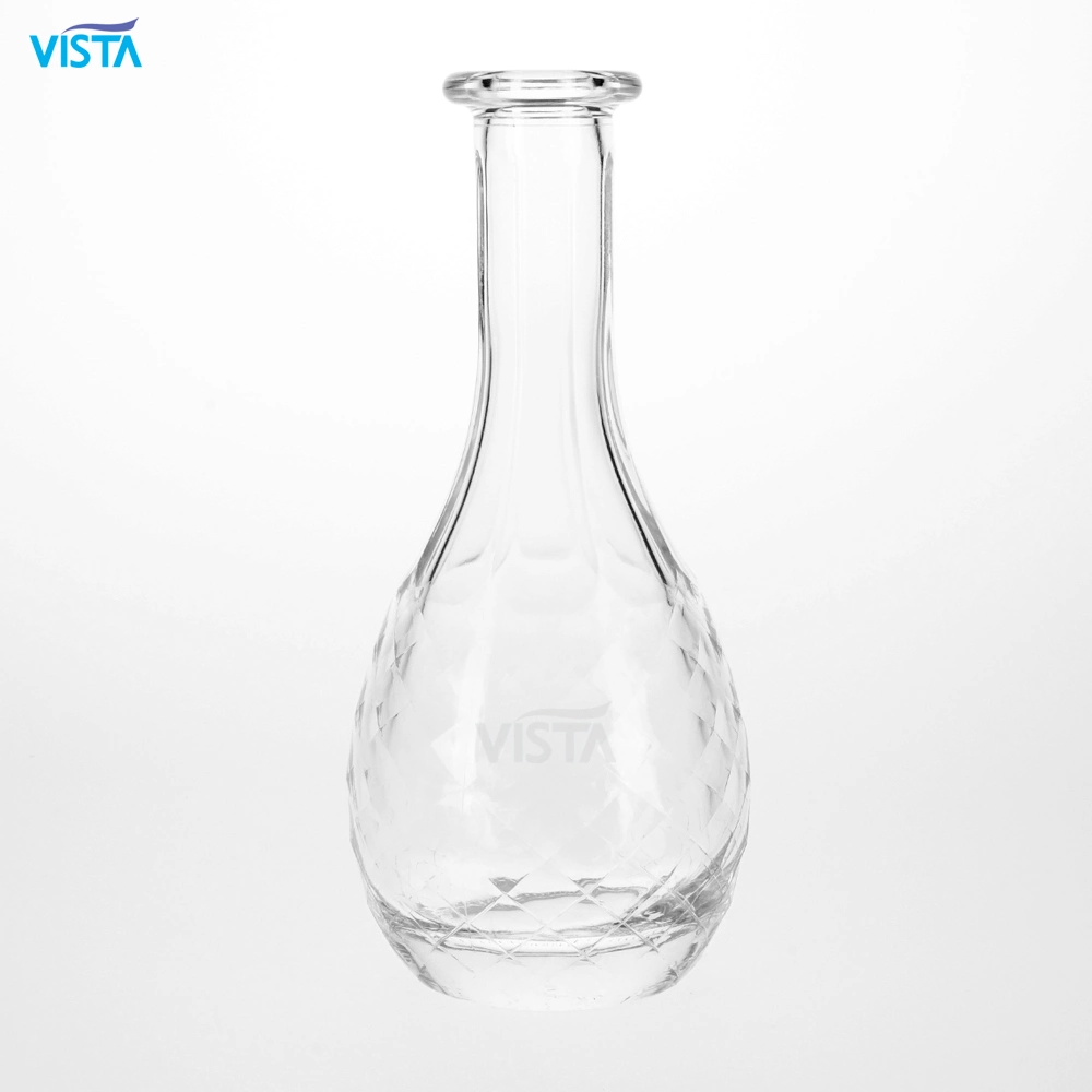 750ml Glass Liquor Bottle Clear Normal Flint Glass Wine Bottles Vodka Glass Bottles Cork Top