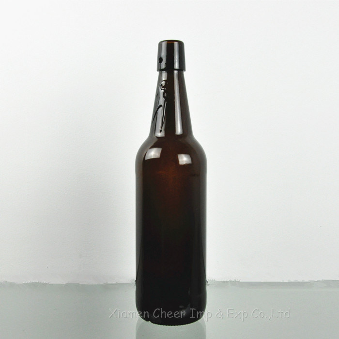 750ml Flip Top Lid Beer Glass Bottle Swing Top Beer Bottles