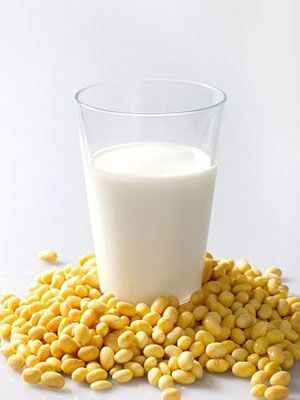 300ml Glass Bottle Natural Soymilk Health Food-Drink