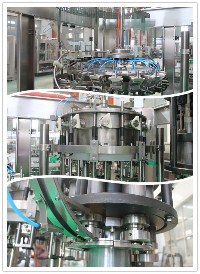 China Carbonated Drinks Fill Machine for Glass Bottle Aluminum Cap