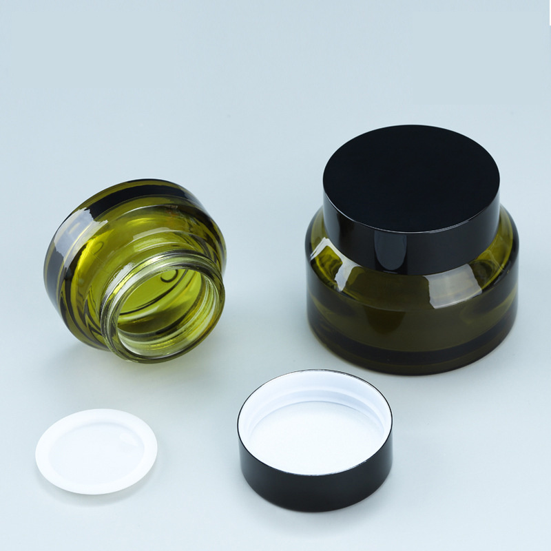 Cosmetic Jars Fancy Double Walled Jar Luxury Plastic Jars with Lids