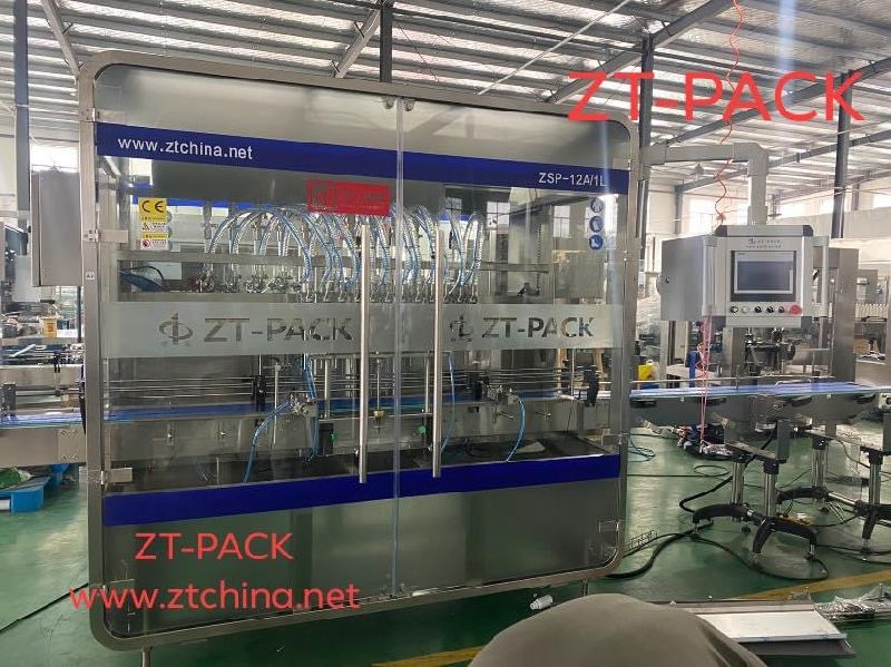 Square Glass Bottle Olive Oil Filling Machine