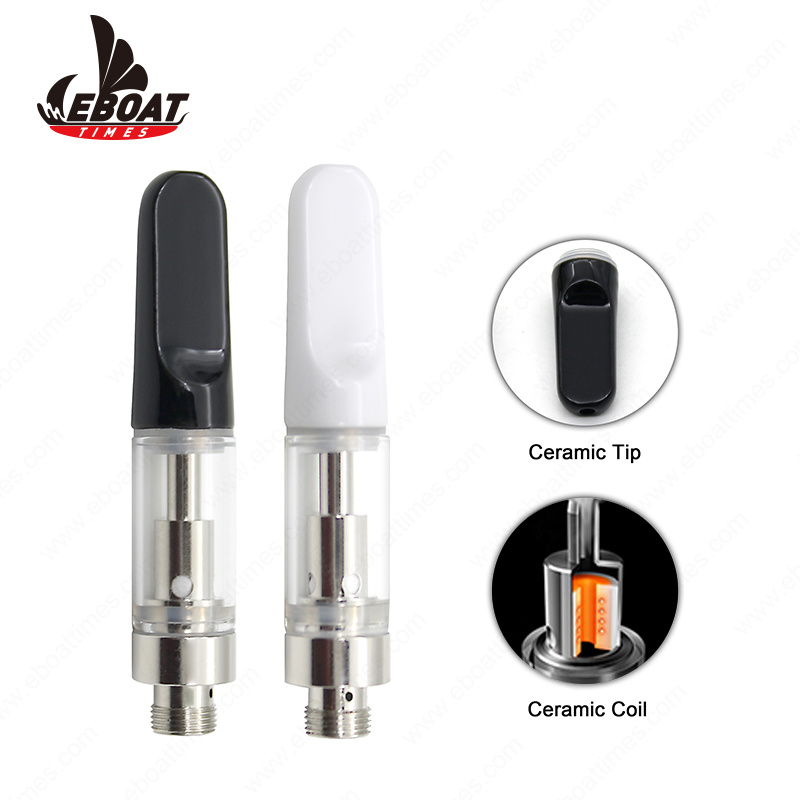 Eboattimes Leakproof 0.5ml 1.0ml Glass Empty Cbd Vape Atomizer