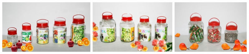 8L Big Glass Food Storage Jar Water Bottle