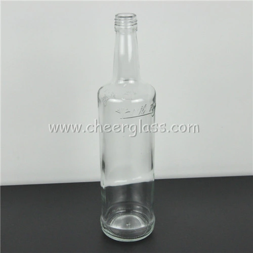 350ml Clear Glass Drinking Bottles Rhum Bottle