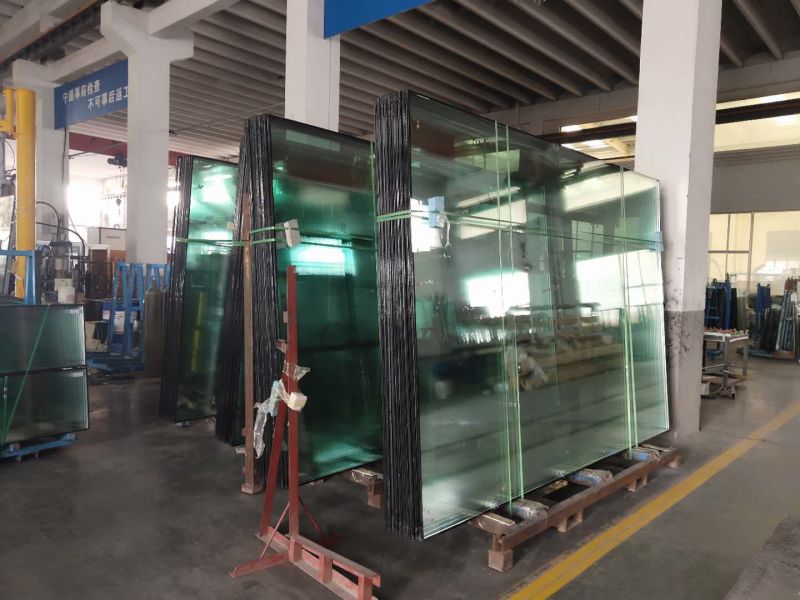 Three Glass and Two Cavity Hollow Glass Used in Curtain Wall Construction