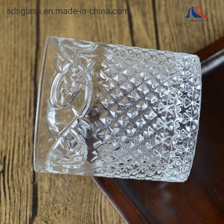 Wholesale Whiskey Glass Beer Glass Clear Engraved Glass Cup