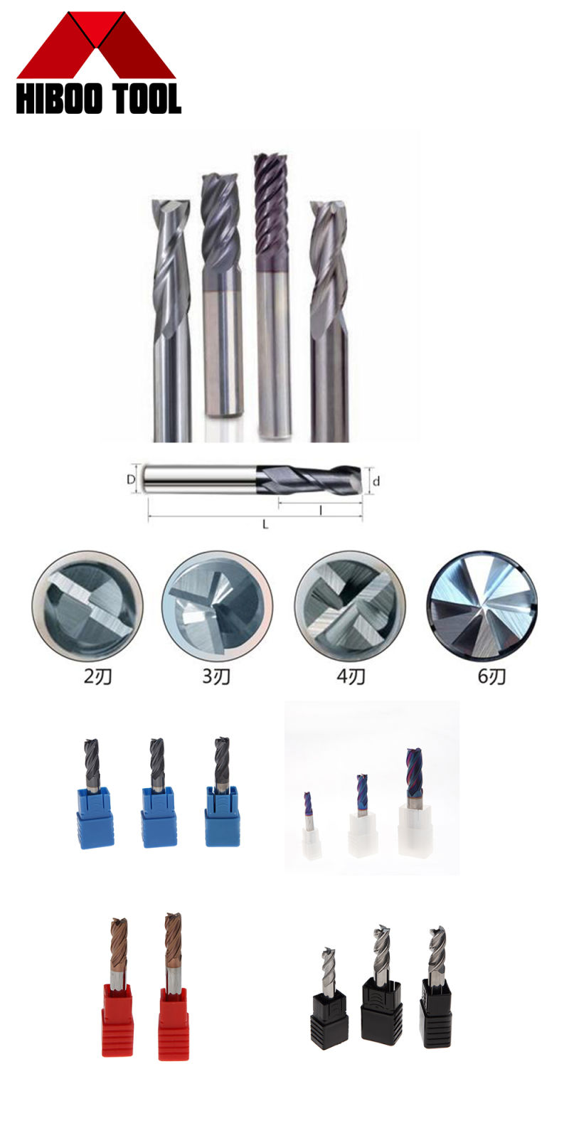 Super Precision Longlife End Mill Customized Formed Miling Cutter