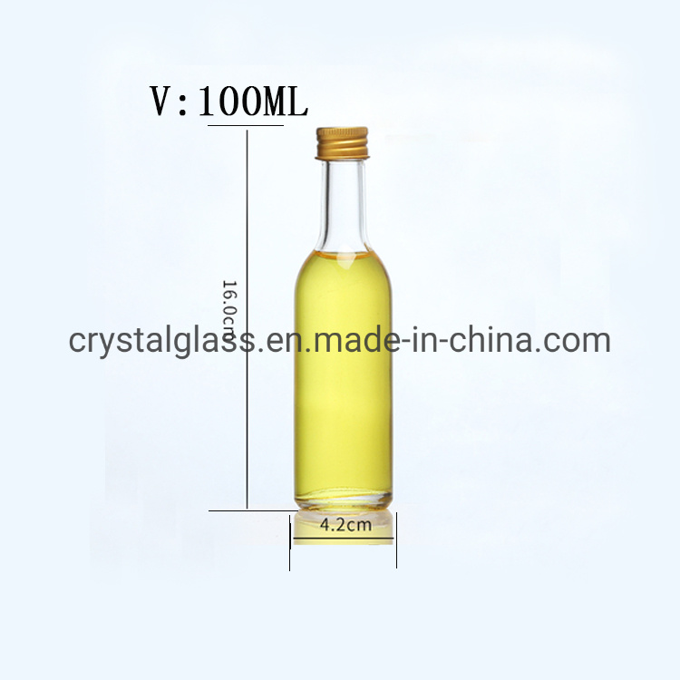 Empty Small Wine Glass Bottles Liquor Spirits Glass Wine Bottle 50ml 100ml 200ml