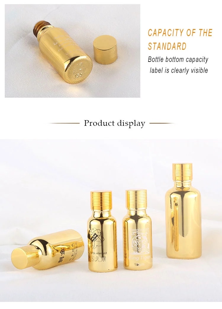 Wholesale Glass Electrochemical Aluminum Bottles Empty Essential Oil Bottle