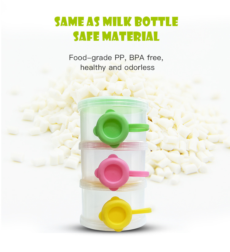 Multifunction Portable Snack Container Milk Powder Packaging Bottle Box