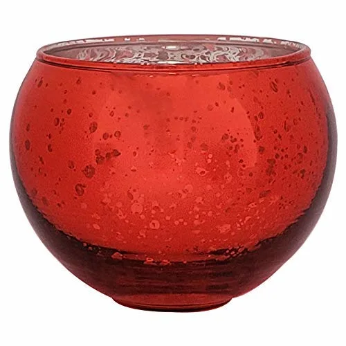 Custom Decorative Modern Empty Colored Globe Glass Candle Jars