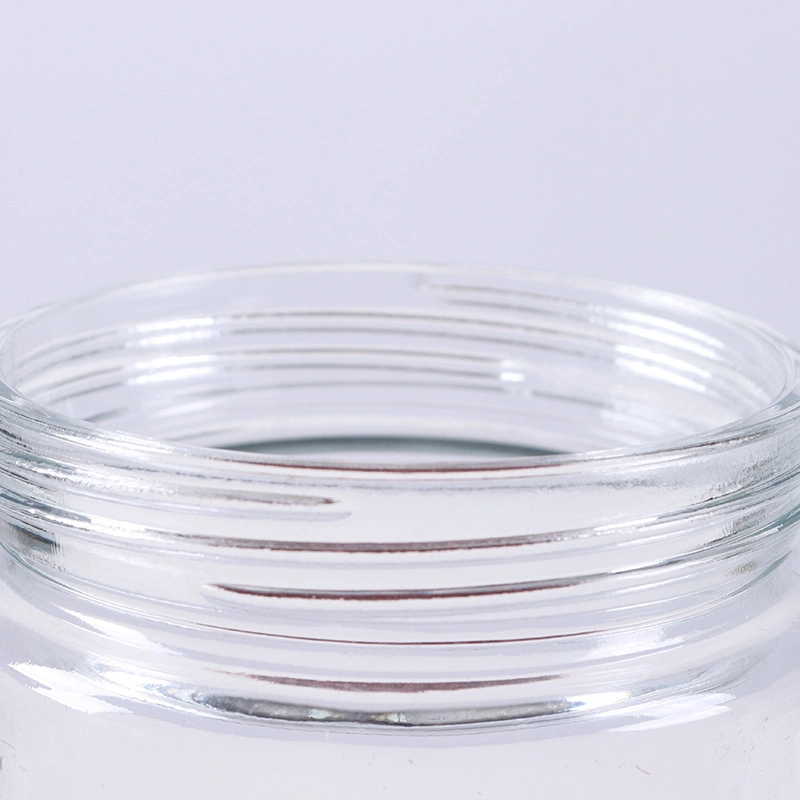 Glass Candy Jars Tea Canistesr Jar with Lid Glass Storage Jar