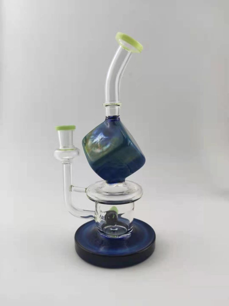 Wholesale Water Pipes Glass DAB Rigs Glass Recycler Glass Smoking Water Pipes Tobacco Hand Pipes