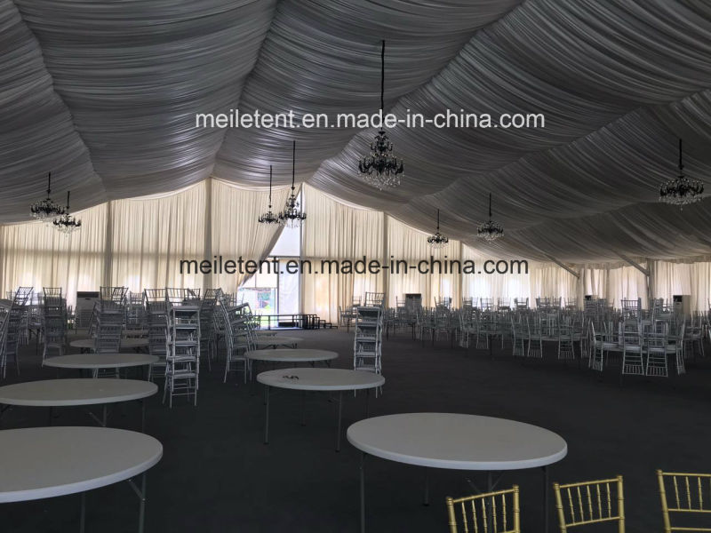40X60m Luxury Outdoor Exhibition Hall Big Glass Tents for Events