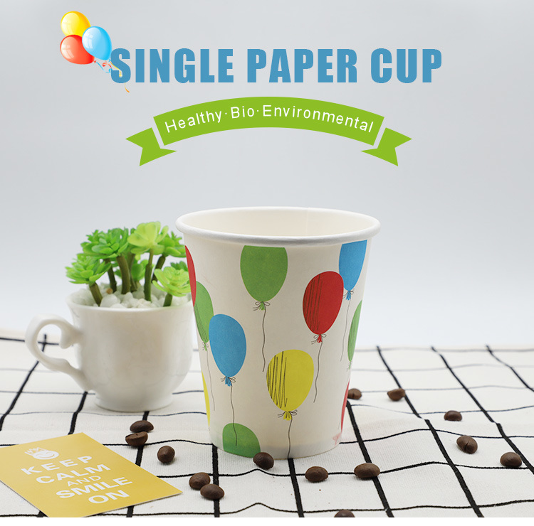 New Design Colorful Printing Paper Tea Cup with Cover Lid