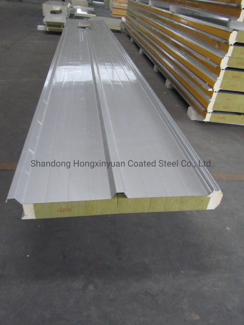 Fibreglass/Glass Wool Sandwich Panel Edge Sealed by PU