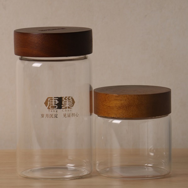 High Borosilicate Glass Storage Honey Jar