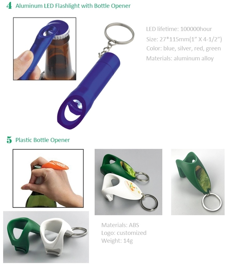 Key Chain Beer Bottle Opener Solid Aluminum Pocket Beer Bottle Opener