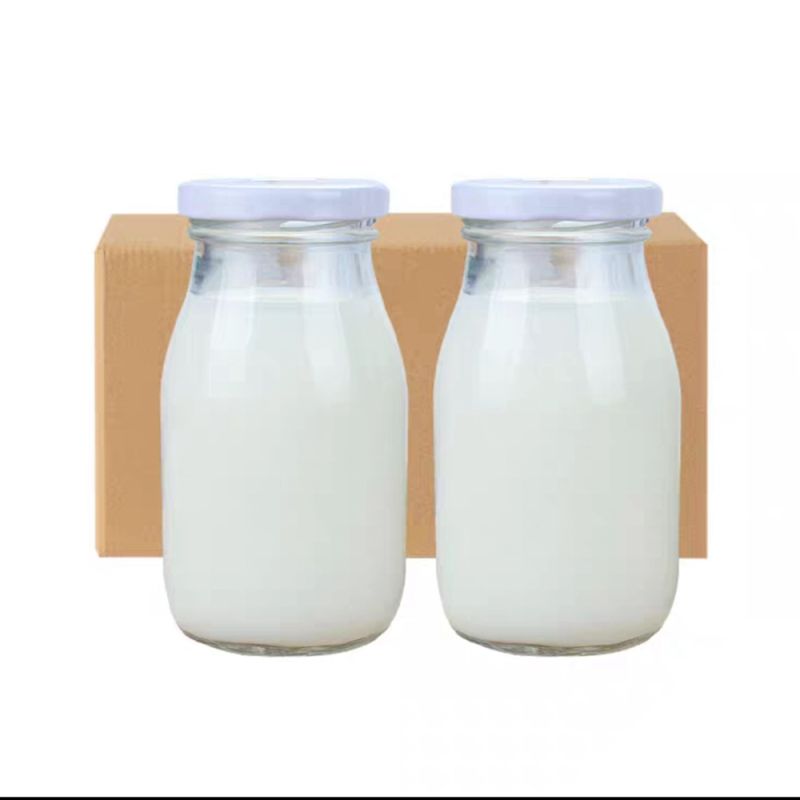 Wholesale 250ml Glass Milk Drink Bottle in Bulk