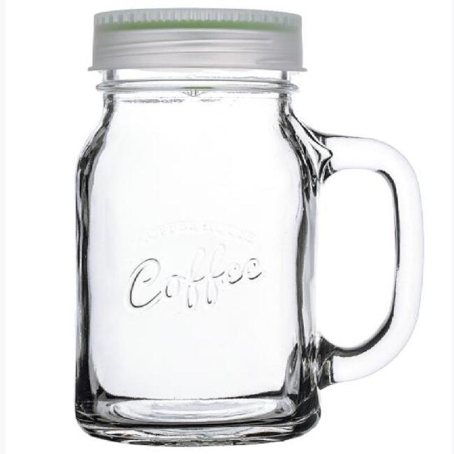 Bulk Sale Glass Bottles and Containers for Beverage Drinking with Handle