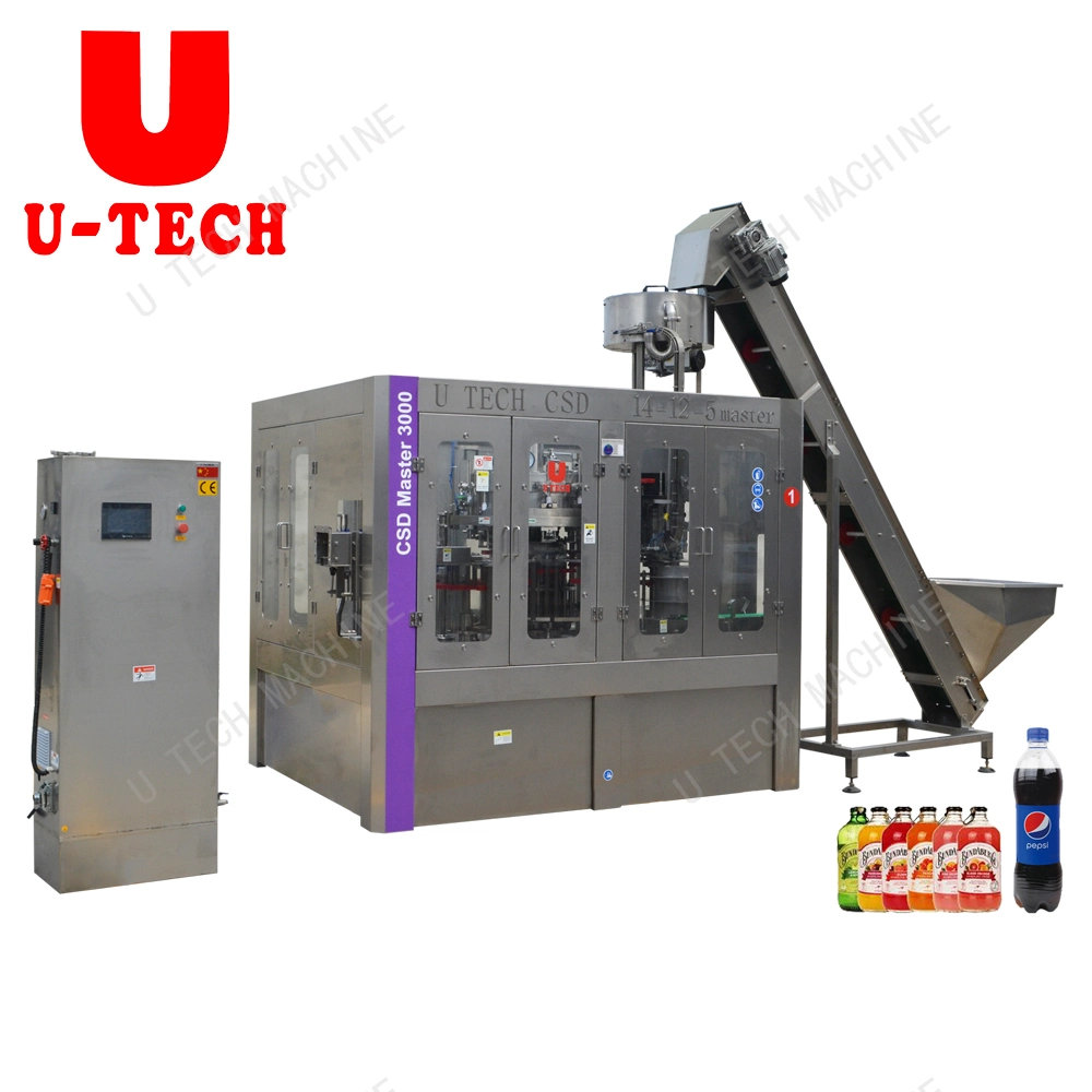 New Type Three-in-One Automatic Carbonated Beverage/Soda Water/Gas Drink Filling Machine