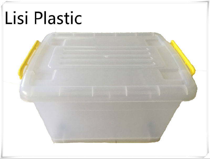 OEM Super Large High Quality Crystal Plastic Storage Box with Lid Manufacturer