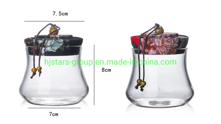 Hand Made High Borosilicate Glass Bottle with Lid