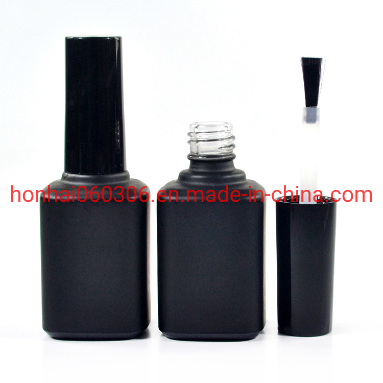 5-30ml Glass Nail Polish Bottle with Cap+Brush