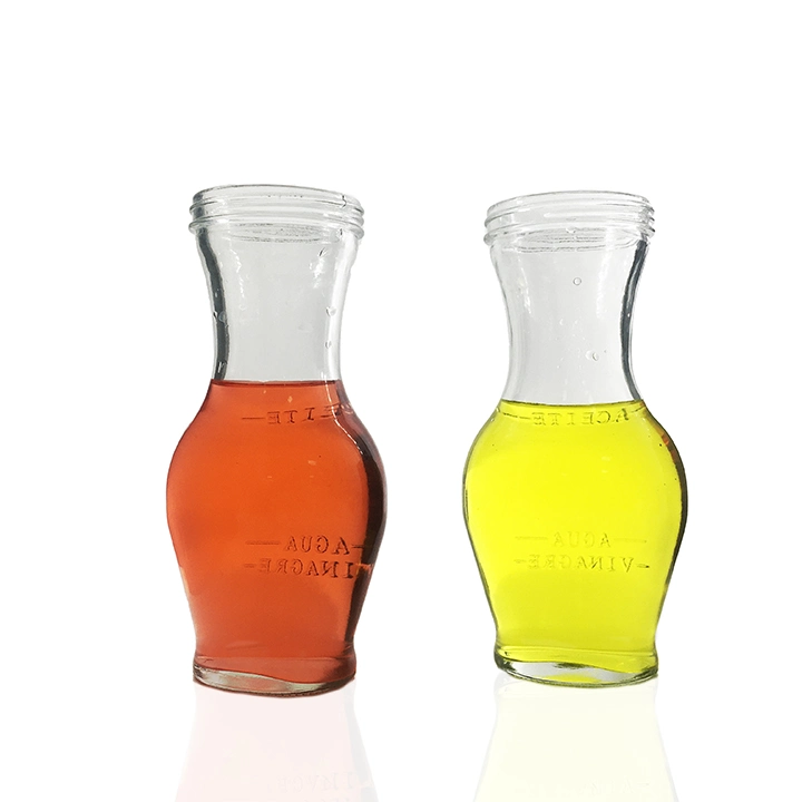Juce and Water Glass Carafe Bottle with Black Lid in 300ml and 1000ml
