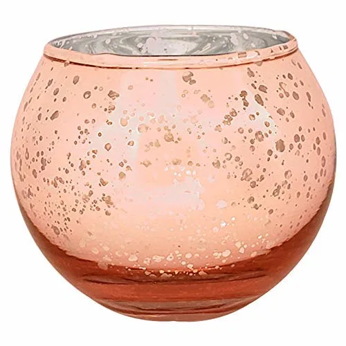 Custom Decorative Modern Empty Colored Globe Glass Candle Jars