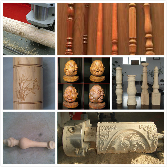 3D Sculpture CNC Router CNC Router with Rotary Spindle