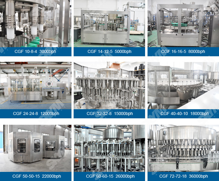 Automatic 3 in 1 Mineral Water Pure/Drink Water/ Juice Bottle Filling Machine Manufacturer