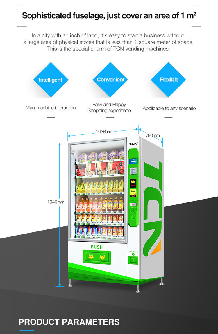 Glass Bottle Vending Machines for Drinks