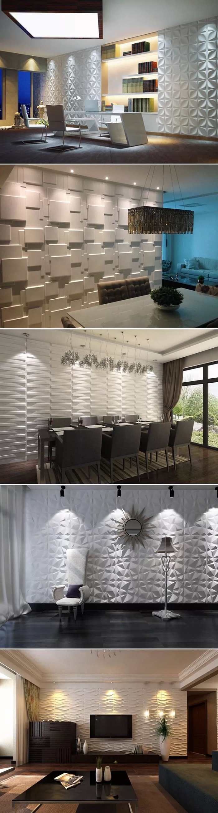 Fiber Decorative 3D Wall Panel Mold 3D Panels Decorative Manufacture in China