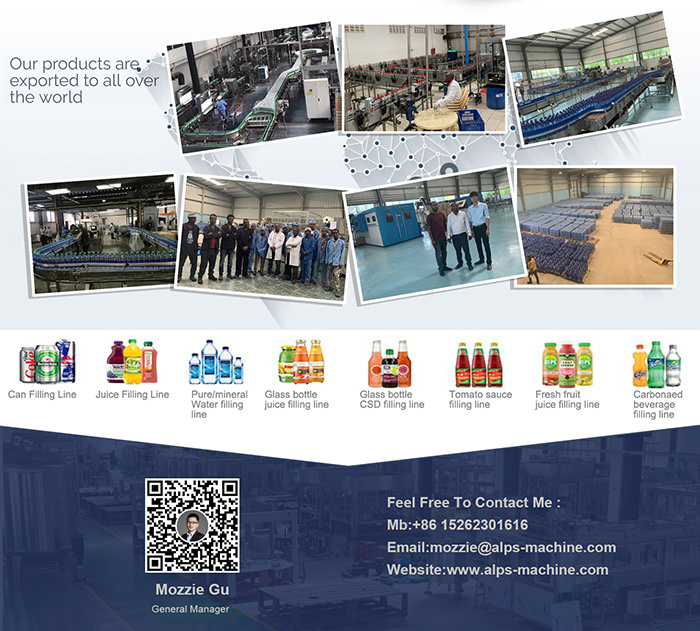 Complete Water Production Line for Plastic and Glass Bottle