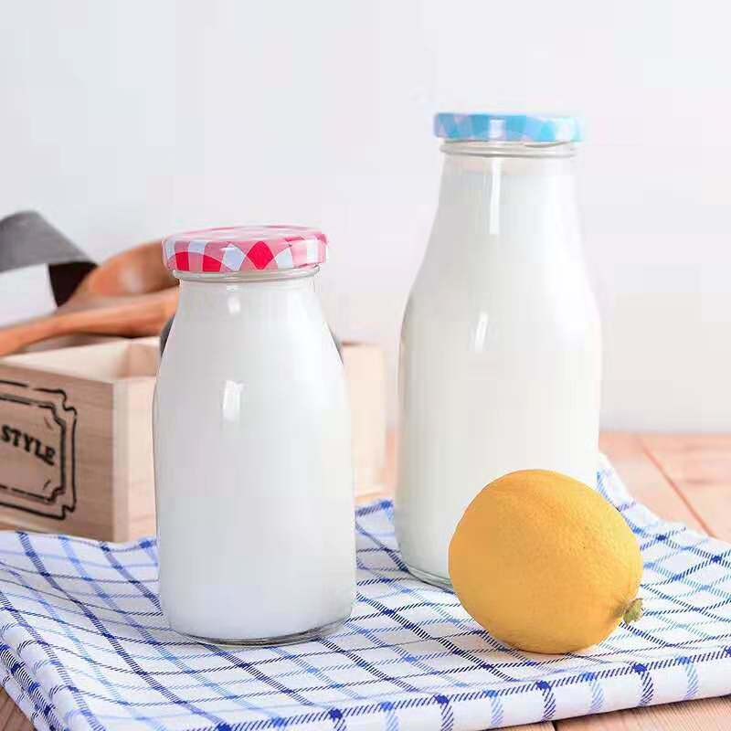 Juice Bottle Thickened Yogurt Bottle Special Glass Milk Bottle