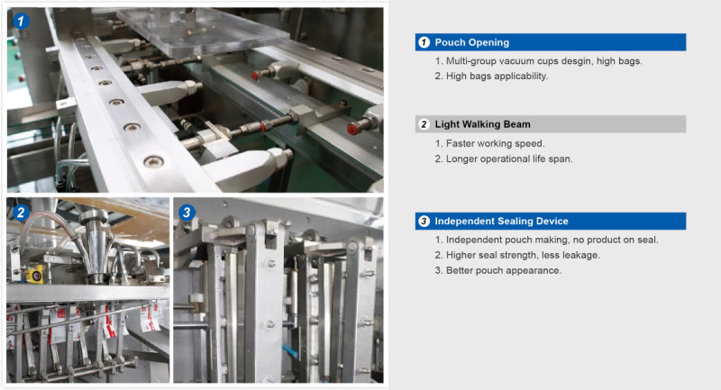 Automatic Spice Powder Filling Pouch Packaging Machine for Powder Packing