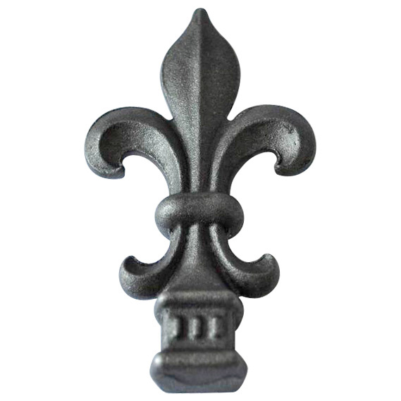 Decorative Ornamental Forged Wrought Iron Leaves and Flowers