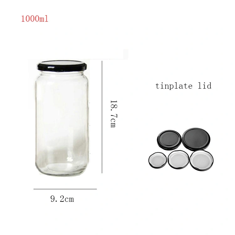 1000ml 1 Liter Wide Mouth Glass Jars Glass Canning Jars 32 Oz