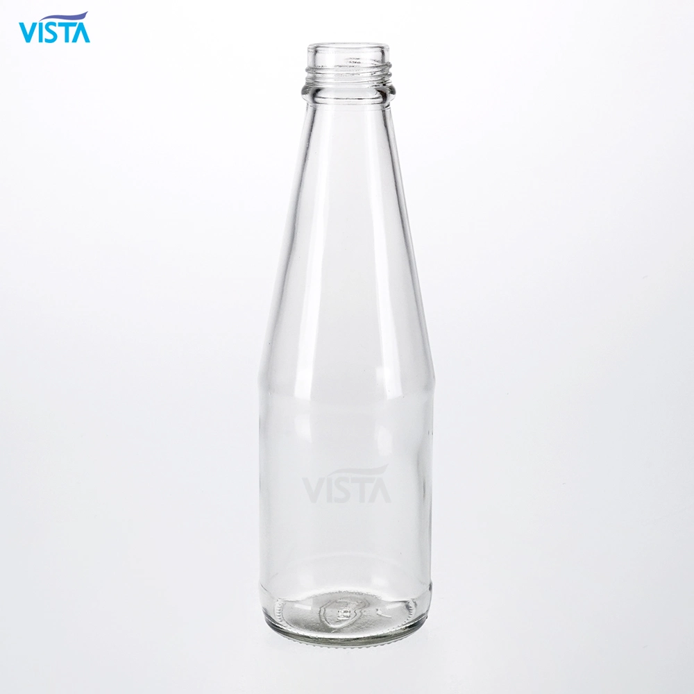 250ml 300ml 500ml 750ml 1L Clear Glass Juice Bottle Glass Milk Bottle with Screw Cap