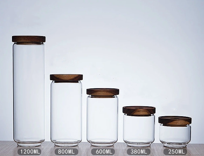 100ml 200ml 300ml Food Storage Glass Jar in Glassware