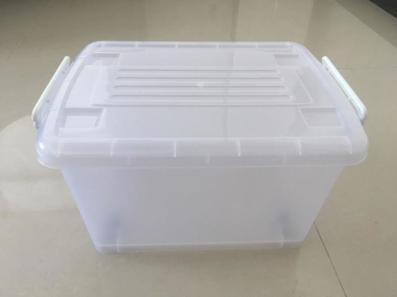 OEM Super Large High Quality Crystal Plastic Storage Box with Lid Manufacturer