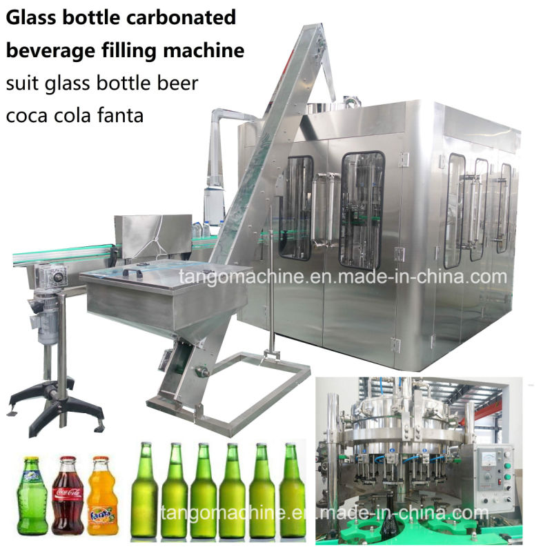 Automatic Glass Bottle Beer Carbonated Beverage Drinks Liquid Filling Machine