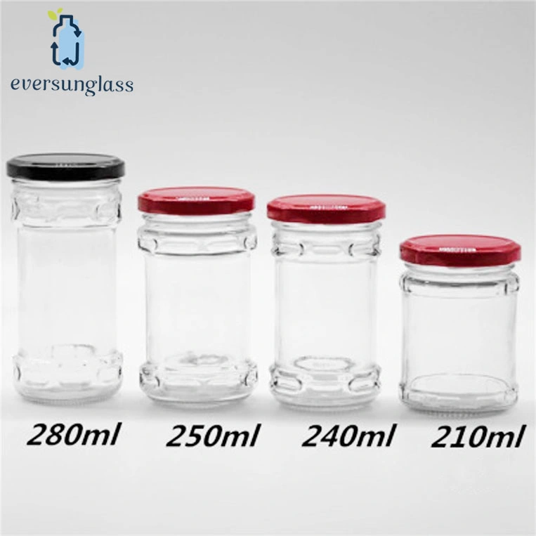 Beef Chili Sauce Glass Jar 250ml 280ml Food Storage Jar